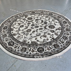 Круглый Ковер Для Гостиной Арт 30073 Белый